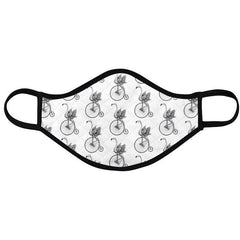 2 or 4 pk Face Covering Mask, Reusable - Limited Edition “Just Riding Along” Print