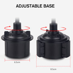 Universal 360° Car Cup Holder Phone Mount, Adjustable Gooseneck Cupholder Cell Phone Cradle with Rotatable Holder, Compatible with Most Smart Phones.