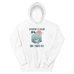 sui test Adventure is Calling and I Must Go Hoodie Premium Unisex Dragon D20 Sunrise Cute Dnd Hoodie Gift for TTRPG Gamers