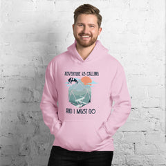 sui test Adventure is Calling and I Must Go Hoodie Premium Unisex Dragon D20 Sunrise Cute Dnd Hoodie Gift for TTRPG Gamers
