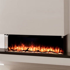 Modern Flame Veriflame 60" Built In Electric Fire Suite Media Wall Decor 3Sided