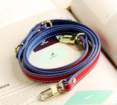 Handmade Leather 4th of July Dog Collar and Leashn | Independance Day Captain America Red and Blue Luxury Collar