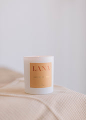 LANA - Pineapple & Kiwi - Soy Wax Candle - Wax Candle Soy - Luxury White Candle Jar - Glass Candle - Eco Wax Candle - UK Soy