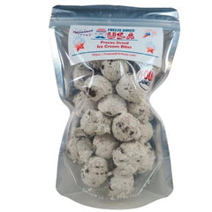 Freeze dried usa ice cream bites (4 oz) - choose from 3 flavors - cookies & cream, butter pecan, and double strawberry swirl!