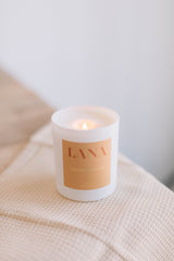 Lana - pineapple & kiwi - soy wax candle - wax candle soy - luxury white candle jar - glass candle - eco wax candle - uk soy