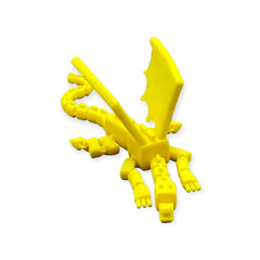 Articulated Ender Dragon, 3D Printed Flexi Toy, Many Custom Colors, Desktop Companion, Stress Relief, Fidget Gift, Fun Animal Toy for Kid