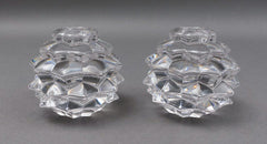 Tiffany & Co. Crystal Pine Cone Candle Holder Set Of 2 test 678 7655