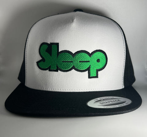Sleep embroidered baseball hat cap
