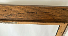 Pair of MCM Wormwood Wormy Oak Art Frames Deep Well for 12 x 16