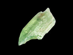 Hiddenite crystal, north carolina hiddenite, green spodumene crystal, rare mineral specimen