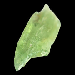 Hiddenite crystal, north carolina hiddenite, green spodumene crystal, rare mineral specimen