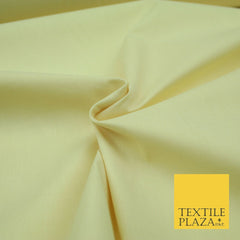 PREMIUM POLY COTTON ALL COLOURS PLAIN DYED FABRIC CRAFT MATERIAL POLYCOTTON 44"