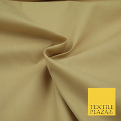 PREMIUM POLY COTTON ALL COLOURS PLAIN DYED FABRIC CRAFT MATERIAL POLYCOTTON 44"