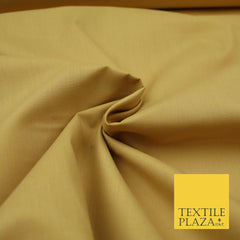 PREMIUM POLY COTTON ALL COLOURS PLAIN DYED FABRIC CRAFT MATERIAL POLYCOTTON 44"
