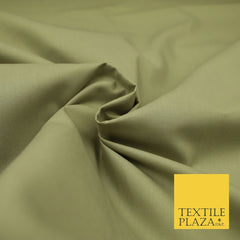 PREMIUM POLY COTTON ALL COLOURS PLAIN DYED FABRIC CRAFT MATERIAL POLYCOTTON 44"