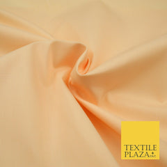PREMIUM POLY COTTON ALL COLOURS PLAIN DYED FABRIC CRAFT MATERIAL POLYCOTTON 44"