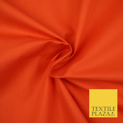 PREMIUM POLY COTTON ALL COLOURS PLAIN DYED FABRIC CRAFT MATERIAL POLYCOTTON 44"