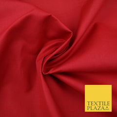 PREMIUM POLY COTTON ALL COLOURS PLAIN DYED FABRIC CRAFT MATERIAL POLYCOTTON 44"
