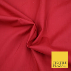 PREMIUM POLY COTTON ALL COLOURS PLAIN DYED FABRIC CRAFT MATERIAL POLYCOTTON 44"
