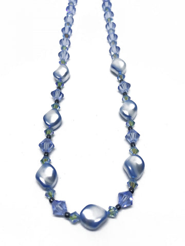 Swarovski Crystal and Pearl Necklace