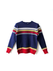 Maglia con motivo zig zag