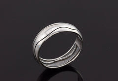 Sterling Silver (925) ring, modern ring, wedding band, ring size 12, ring size Y, silver band, wedding ring, simple ring, band ring, men