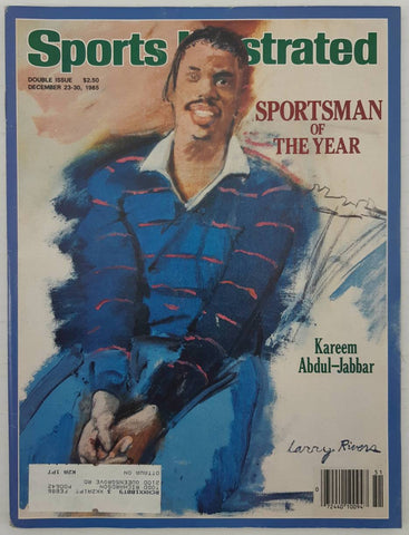 test-2 Vintage Sports Illustrated with Sportsman of the year Kareem Abdul-Jabbar on the cover