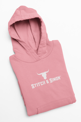 Womens Pink Leisure Pullover Hoodie by Stitch & Simon