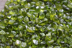 Tiny Peridot Tumbled Stone T224