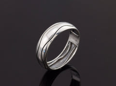Sterling Silver (925) ring, modern ring, wedding band, ring size 12, ring size Y, silver band, wedding ring, simple ring, band ring, men