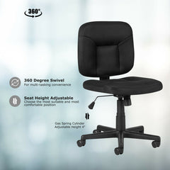 Test - Low-Back Office Chair with Adjustable Height & Lumbar Support