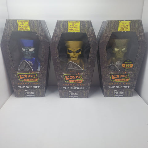 Funko Hikari The Sheriff Dark Magic, Verbe & 24K Bundle