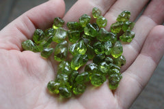 Tiny Peridot Tumbled Stone T224