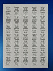 Personalised Self Adhesive Name Return Address Sticky Labels Stickers