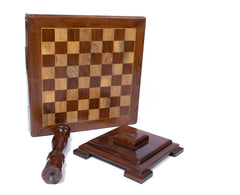 18'/20' Classic Wooden Table Chess -Detachable  (20 x 20 x 20 Inch) Tournament Chess Table,Vintage style/Indian/unique wooden chess.