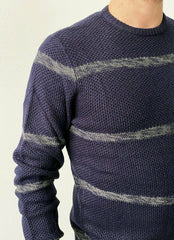 Maglia girocollo a righe