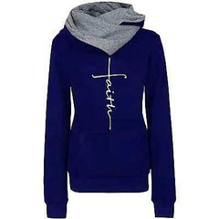 TEST TEST DON'T BUY Autumn Winter Hoodies Sweatshirts Women Faith Embroidered