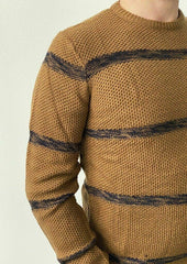 test Maglia girocollo a righe