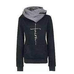 TEST TEST DON'T BUY Autumn Winter Hoodies Sweatshirts Women Faith Embroidered
