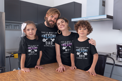 Customized This is what an awesome YOUR NAME looks like family matching t-shirt - sold separately