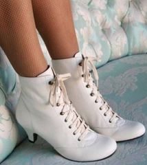 Bottines Vintage Blanches