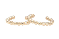 Gold Bead Ear Cuff Tiny Mini 14K gold ear cuff, Conch Gold Bead ear cuff, Beads ear cuff, Non pierced ear cuff, Gold ear cuff