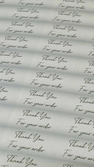 Test 325 x thank you for your order labels silver city matte labels stickers