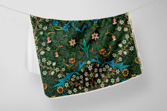 Unique William Morris Blanket/Throw. Premium Fleece. Tulip Design. 2 Sizes Available.