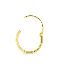 Sterling Silver Huggie Hoop
