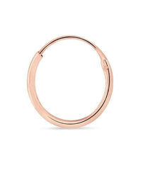 Sterling Silver Huggie Hoop
