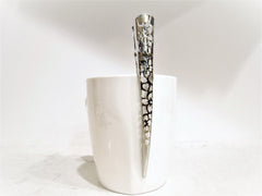 Dark silver bronze gold filigree flower alligator hair claw clip clamp