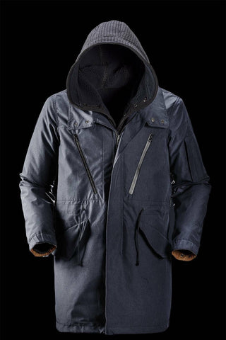 Test bomboogie - man parka 3567tmb4, xl navy blue