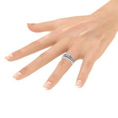 Test princess shape lab grown diamond with accent solid gold engagement ring