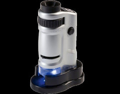 Microscope avec zoom et led, 20 fois et 40 fois